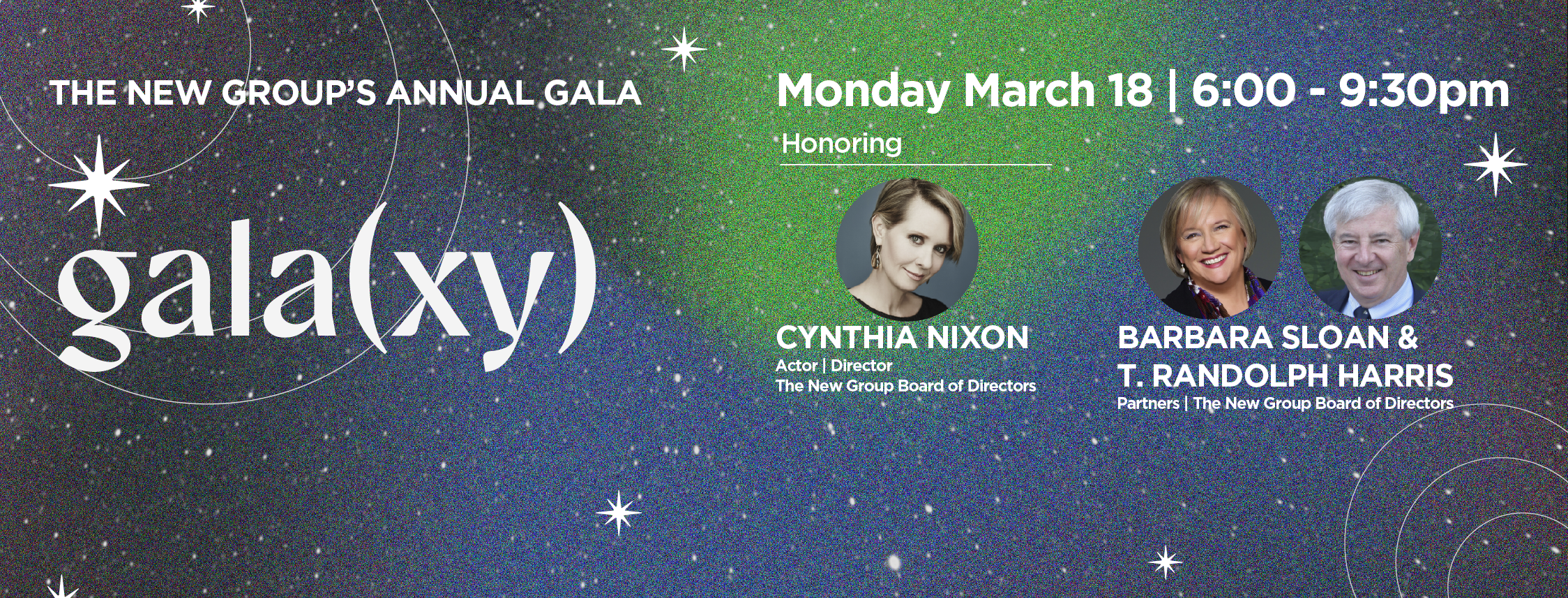 Gala(xy): The New Group's Annual Gala | Monday, March 18 6-9:30pm