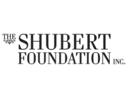 The Shubert Foundation Inc logo black.